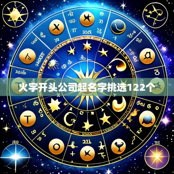 火字开头公司起名字挑选122个