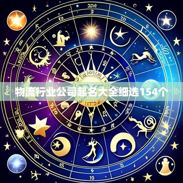 物流行业公司起名大全细选154个
